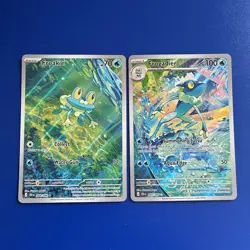 Pokemon TCG Chaos Rising: Froakie (088/086) AND Frogadier (089/086) NM IR Bundle - Image 1