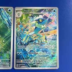 Pokemon TCG Chaos Rising: Froakie (088/086) AND Frogadier (089/086) NM IR Bundle - Image 3