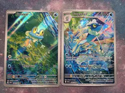 Pokemon TCG Chaos Rising IR Froakie 088/086 Frogadier 089/086 NM Condition Cute! - Image 1