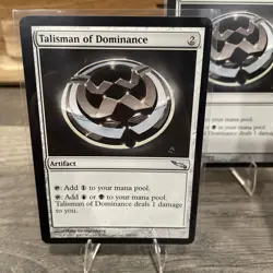 MTG - Mirrodin -Talisman of Dominance x4 - Colorless Artifact - NM/M - Image 2