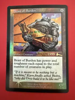 Beast of Burden -Foil Damaged / Poor MTG Promos FREE SHIPPING - Image 1