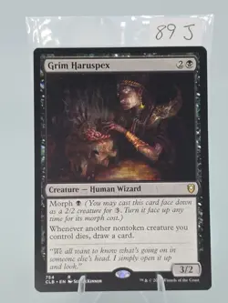 Grim Haruspex CLB #754 Regular English NM MTG Human Wizard - Image 1