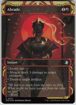 MTG Abrade Foil NM Secrets of Strixhaven: Mystical Archive Magic 37 - Image 1