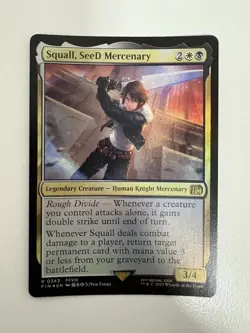 Squall SeeD Mercenary Foil MTG Magic the Gathering Card NM Near Mint FIN - Image 1