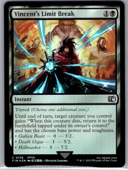 Vincent's Limit Break 126 Foil FINAL FANTASY - Magic The Gathering MTG - NM - Image 1