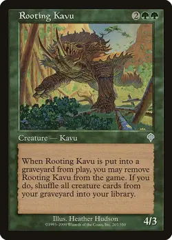 Rooting Kavu Foil Invasion 207 NM MTG - Image 1