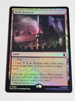 Dark Fortress Marvel Super Heroes Foil MTG - Image 1