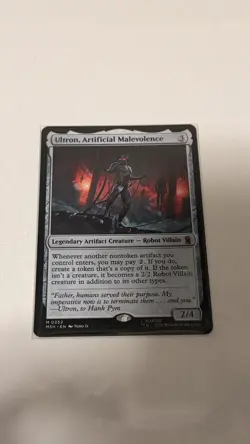 MTG 1x Ultron, Artificial Malevolence - NM Marvel Super Heroes Mythic Rare x1 - Image 1