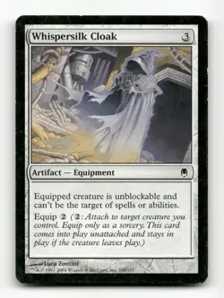 Whispersilk Cloak Darksteel #160 Common - Image 1