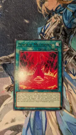 YuGiOh! | PLAYSET 3x Magical Meltdown | MAGO-EN152 Rare 1st Ed. | NM - Image 2