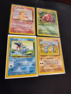 Pokemon TCG 1995-1998 Card Set 4 Card Lot - Image 1