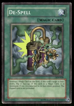 De-Spell SDY-029 Common / Short Print Starter Deck: Yugi Yu-Gi-Oh Unlimited MP - Image 1