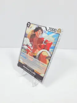 One Piece TCG - Monkey.D.Luffy - (Pirate Foil) P-075 Premium Booster Vol. 2 NM - Image 2