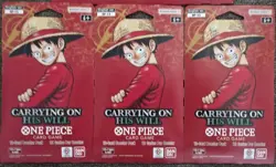 One Piece TCG OP-13 Carrying On His Will Sleeved Booster Pack Lot of 5 English - Image 3