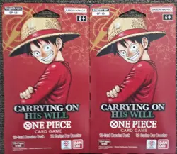 One Piece TCG OP-13 Carrying On His Will Sleeved Booster Pack Lot of 5 English - Image 4