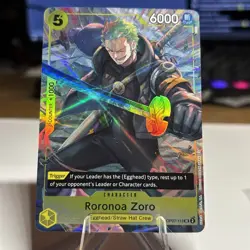 Roronoa Zoro OP07-113 Illustration Box Vol.3 Promo Foil One Piece TCG NM - Image 1