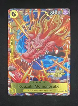 Kouzuki Momonosuke (CS 2024 Event Pack) P-064 Promotion Cards One Piece Foil NM - Image 1