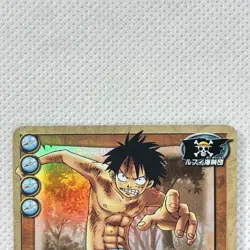 One Piece Cardgame Carddass EX Booster Pack3 Holo RG-C01 Luffy Bandai 2002 Japan - Image 3