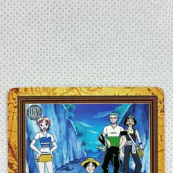 One Piece Carddass 3rd Stage C141 Straw Hat Pirates Bandai 2000 Japan - Image 3