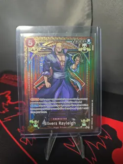 One Piece: A Fist of Divine Speed Silvers Rayleigh SP (ALT ART) OP09-005 NM - Image 1