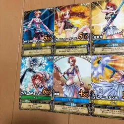 One Piece Berry Match Nami 8 Card Set Japanese Trading Card Collection Rare - Image 2