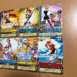 One Piece Berry Match Nami 8 Card Set Japanese Trading Card Collection Rare - Image 3