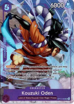 Kouzuki Oden Premium Card Collection Best Selection Vol. 5 One Piece OP13-063 - Image 1