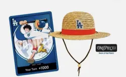 Los Angeles Dodgers One Piece Luffy Promo Card Set / Straw Hat 2026 - PREORDER - Image 1