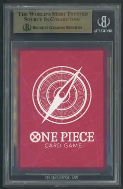 2022 One Piece Monkey D Luffy OP01 ALT ART Leader Errata BGS 10 PRISTINE - Image 2