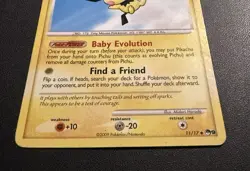 Pokemon TCG Pichu 11/17 (regular) Pop Series 9 Promo Card 2009 - LP (nonholo) - Image 2