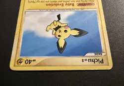 Pokemon TCG Pichu 11/17 (regular) Pop Series 9 Promo Card 2009 - LP (nonholo) - Image 3