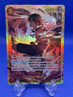 2026 One Piece The Time of Battle #OP16-118 Portgas.D.Ace Secret Rare - Image 1