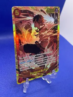 2026 One Piece The Time of Battle #OP16-118 Portgas.D.Ace Secret Rare - Image 2