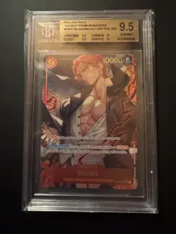 ONE PIECE BGS 9,5 SHANKS FOIL OP01-120 SEC THE BEST PREMIUM BOOSTER ENG 2024! - Image 1