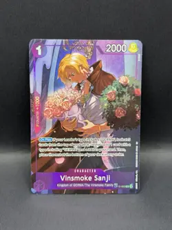 Vinsmoke Sanji OP10-063 TR Legacy Of The Master TREASURE RARE One Piece English - Image 1