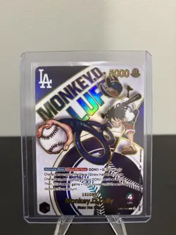LA Dodgers Monkey.D.Luffy EB02-010 Leader✨One Piece Near Mint ProxyFoil ✨ - Image 3