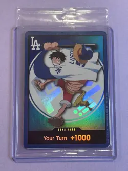 2026 One Piece Night LA Dodgers Monkey D. Luffy Don Promo Sealed - Image 1