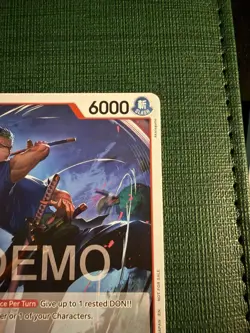 One piece Tcg Op11 Roronoa Zoro Promo Demo version Not tournament legal - Image 4