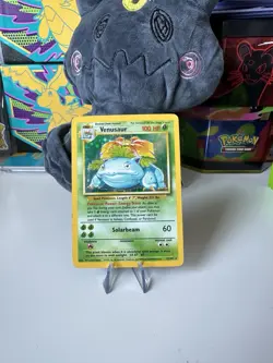 Base Set Venusaur Holo Rare LP/MP 15/102 WOTC | Pokemon TCG (V02) - Image 1