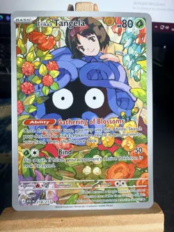 Pokemon TCG Erika’s Tangela 218/217 Ascended Heroes Illustration Rare - Image 1