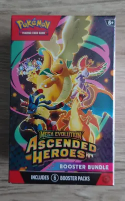 Pokemon TCG Ascended Heroes Booster Bundle / Brand New / 6 Packs / SEALED - Image 1