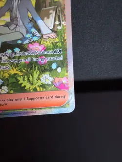 Pokemon TCG Mega Evolution Wally's Compassion 186/132 Secret Rare Card Near Mint - Image 4