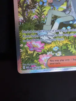 Pokemon TCG Mega Evolution Wally's Compassion 186/132 Secret Rare Card Near Mint - Image 5