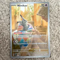 Pokemon TCG Mimikyu SV Promo Cards Holo Promo English 2024 SVP 075 HP70 - Image 1