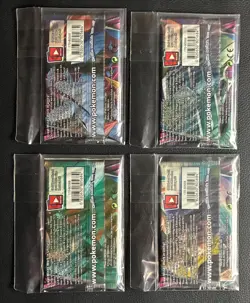 Pokemon Sun & Moon Unified Minds Booster Pack Art Set Four (4) Packs - Image 2