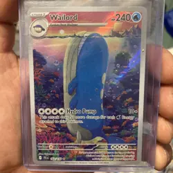 Pokemon TCG SV-Journey Together Wailord #162/159 Illustration Rare - Image 1
