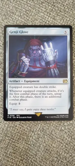 Genji Glove #258 (Non-Foil) (NM) Final Fantasy FIN Magic MTG - Image 1