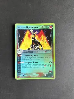 Pokemon TCG Team Magma's Houndoom 10/95 EX Team Magma Vs Team Aqua Reverse Holo - Image 1