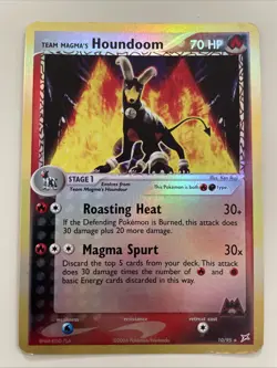 Pokemon TCG Team Magma's Houndoom 10/95 Team Magma vs Team Aqua Reverse Holo MP - Image 1