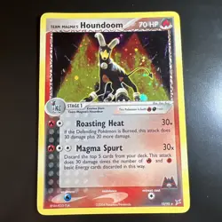 Pokemon TCG Team Magma's Houndoom 10/95 EX Team Magma Vs Team Aqua Holo - Image 1
